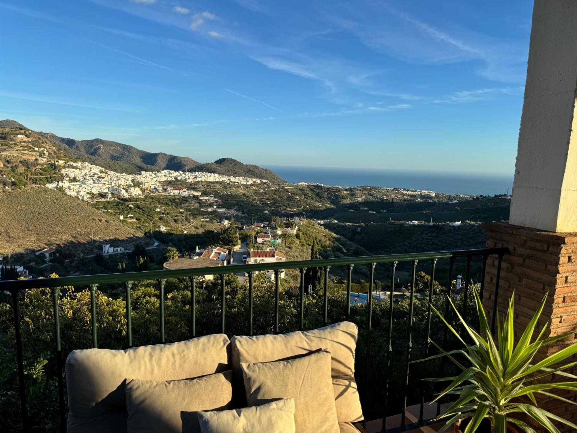 Villa En Frigiliana Con Piscina, Jacuzzi Y Espectaculares Vistas ภายนอก รูปภาพ