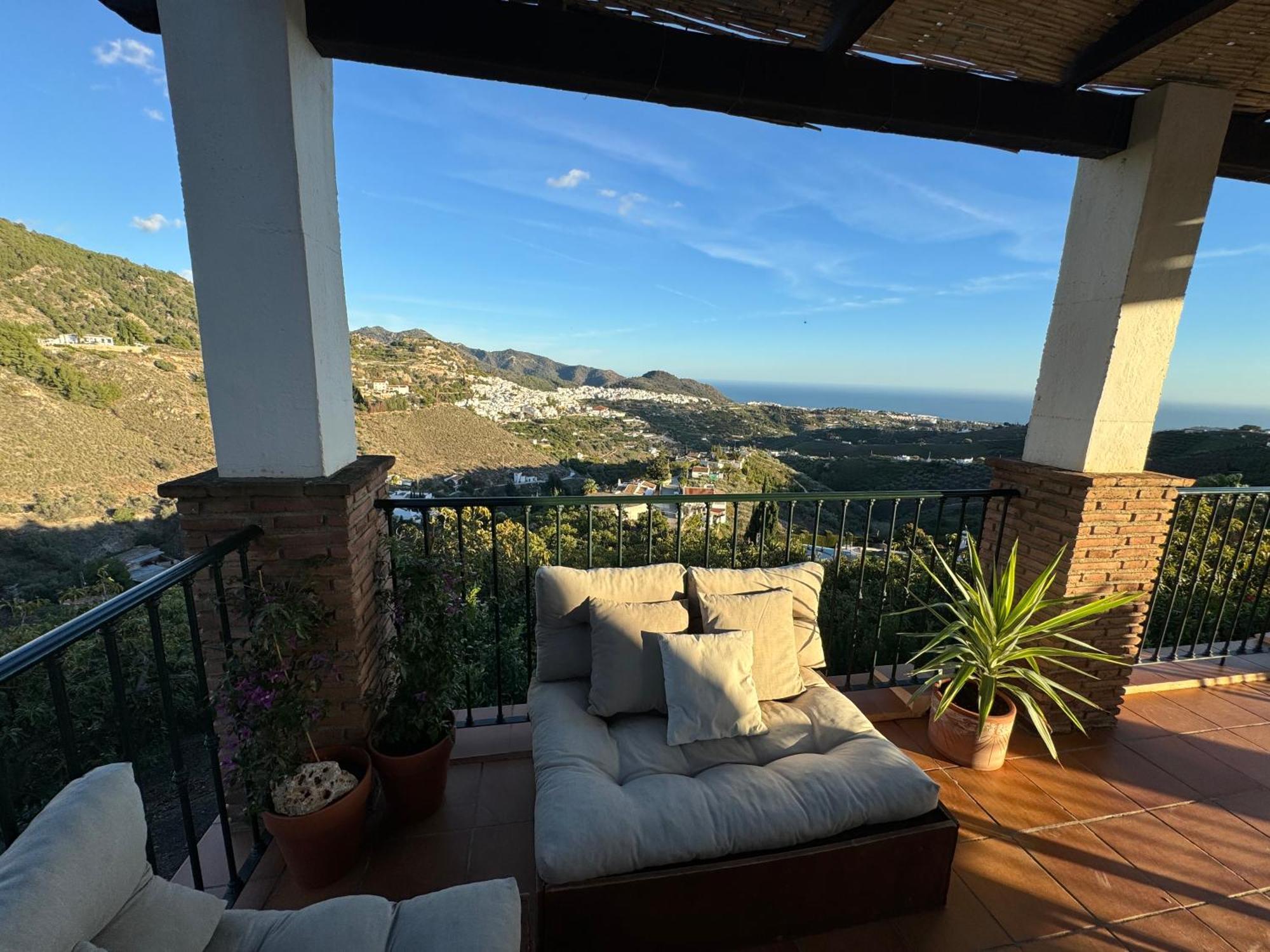 Villa En Frigiliana Con Piscina, Jacuzzi Y Espectaculares Vistas ภายนอก รูปภาพ