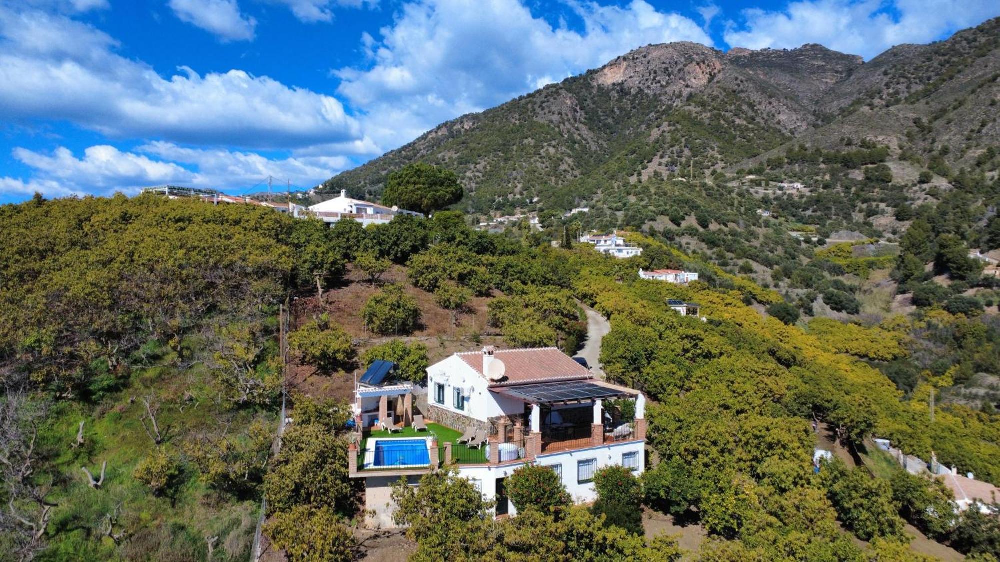 Villa En Frigiliana Con Piscina, Jacuzzi Y Espectaculares Vistas ภายนอก รูปภาพ